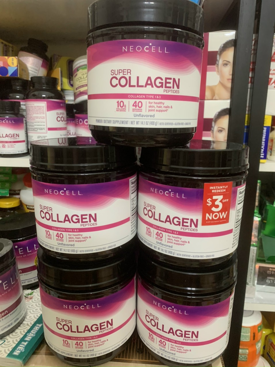 Collagen NeoCell Dạng Bột -Hàng Air, Chuẩn Mỹ