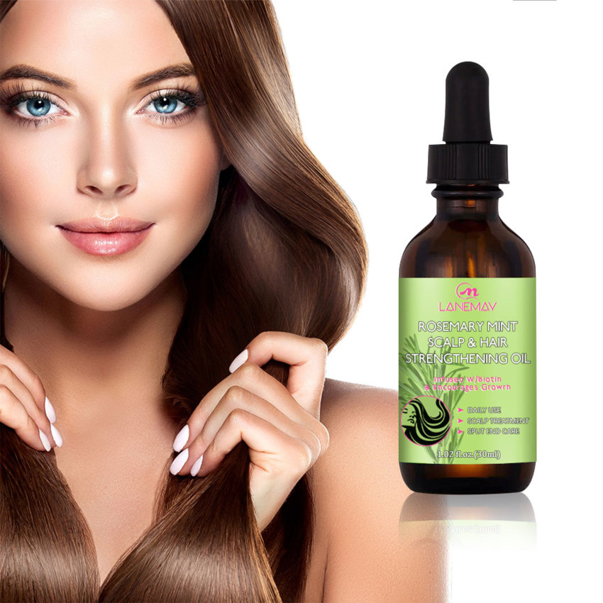 30ml Rosemary Essential Oil Hair Growth Serum AntiFrizz Anti Hair Loss