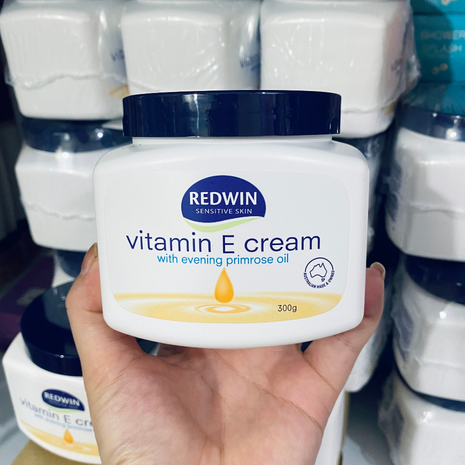 Kem dưỡng da mềm mịn redwin vitamin e cream 300g úc