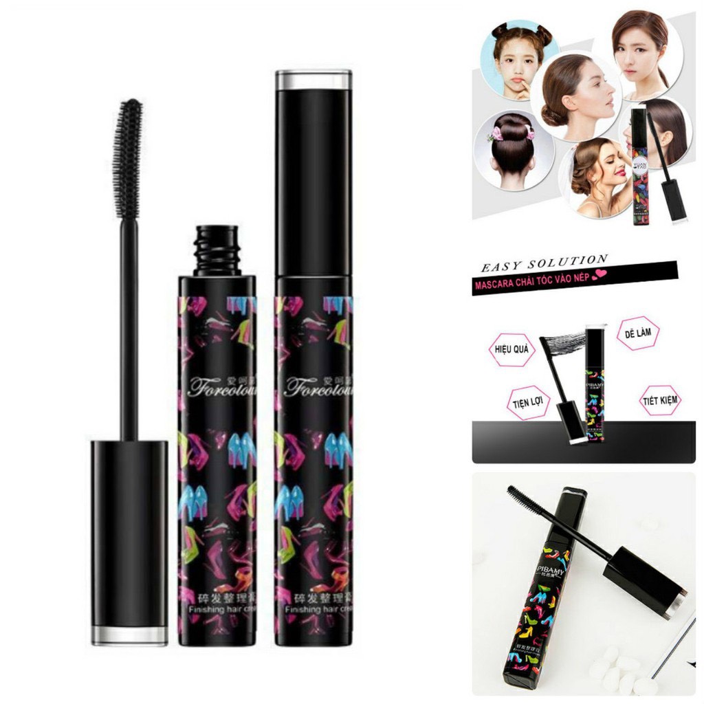 Mascara chải tóc con gọn vào nếp tạo kiểu tóc đẹp..