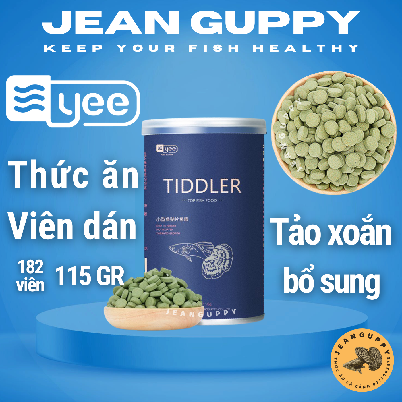 Thức ăn cao cấp cho Ali - Yee Ali Cichlid- 130gr