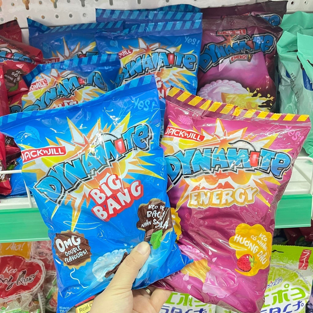 Kẹo Dynamite Big Bang gói 330g (vị Bạc Hà/Socola)