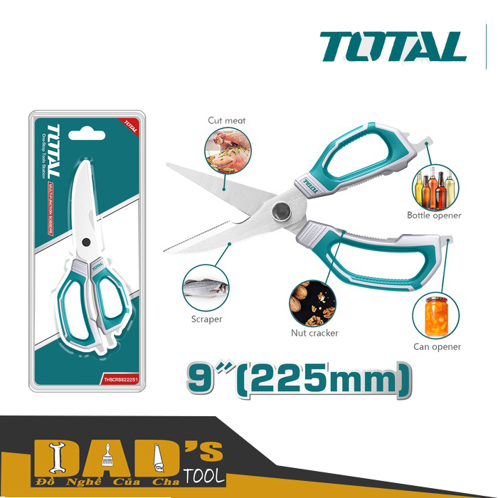 KÉO LÀM BẾP ĐA NĂNG 9INCH (225MM) - TOTAL THSCRS822251