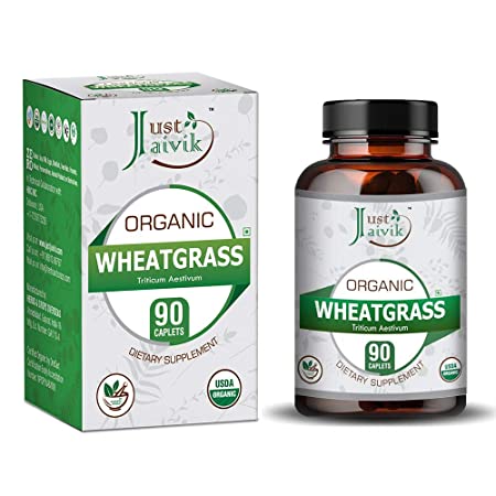 Viên uống cỏ lúa mì hữu cơ Just Jaivik Wheatgrass