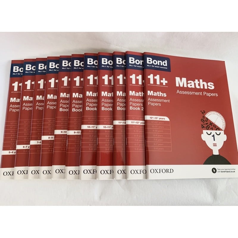 Oxford Bond Assessment Papers Series for English,Math,Verbal