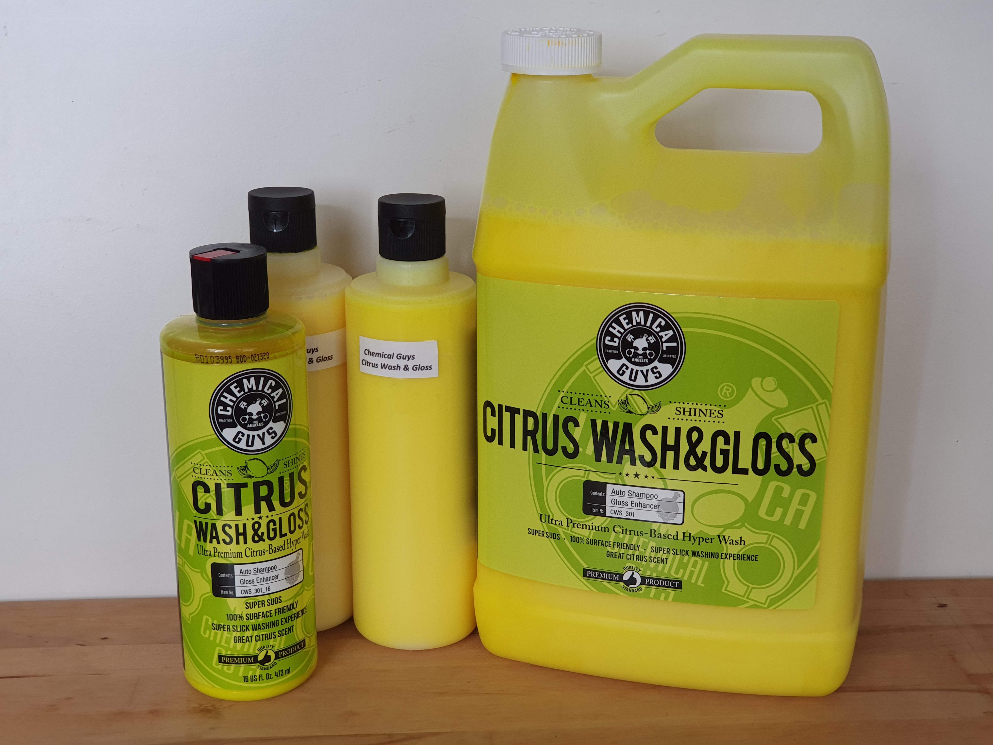 CHEMICAL GUYS CITRUS WASH AND GLOSS CONCENTRATED CAR WASH