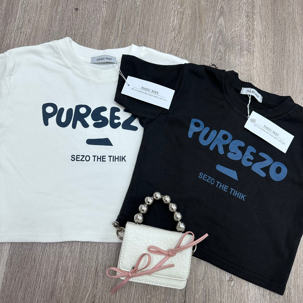 Áo Thun Croptop PURSEZO áo kiểu nữ