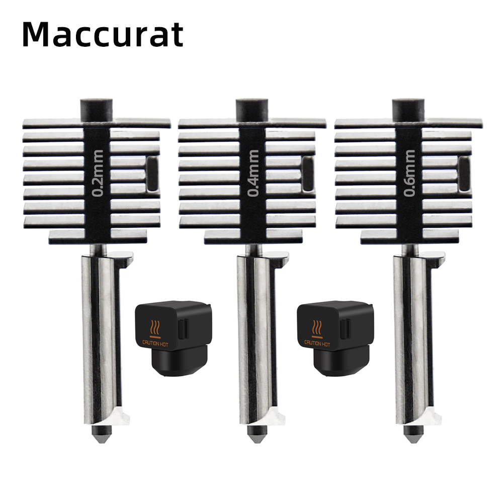 【Value Bundle】 Bambu Lab A1 mini Hotend Kit with 0.2/0.4/0.6/0.8mm Hardened steel Nozzle For Lab A1