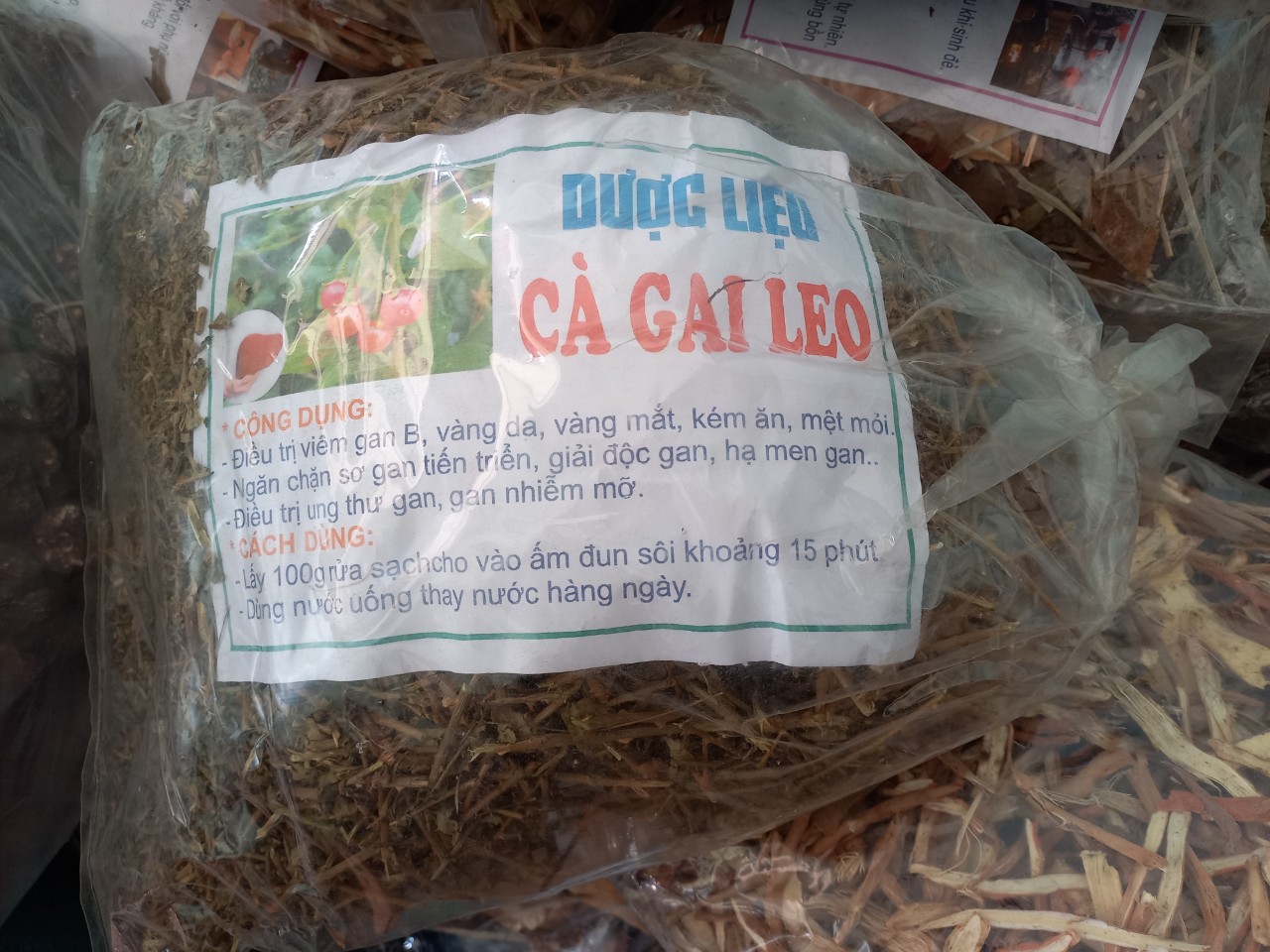 Cây cà gai leo khô 1kg