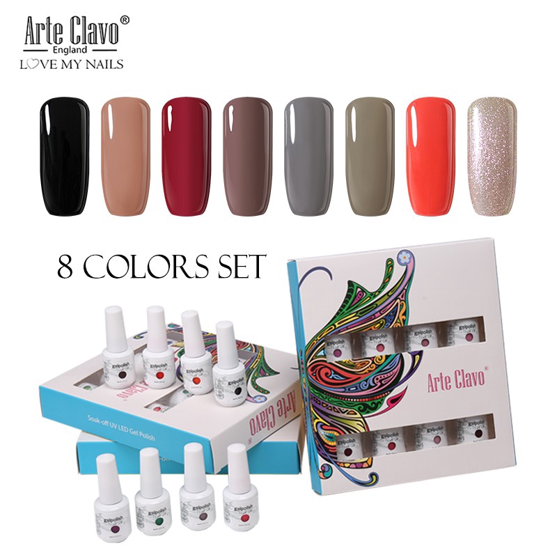 arte clavo gel polish