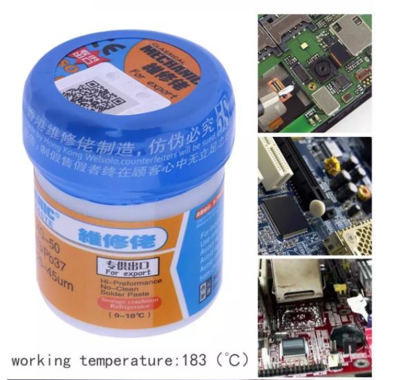 THIẾC BỘT CHÌ BỘT MECHANIC SOLDER PASTE XG50 HỘP 35G