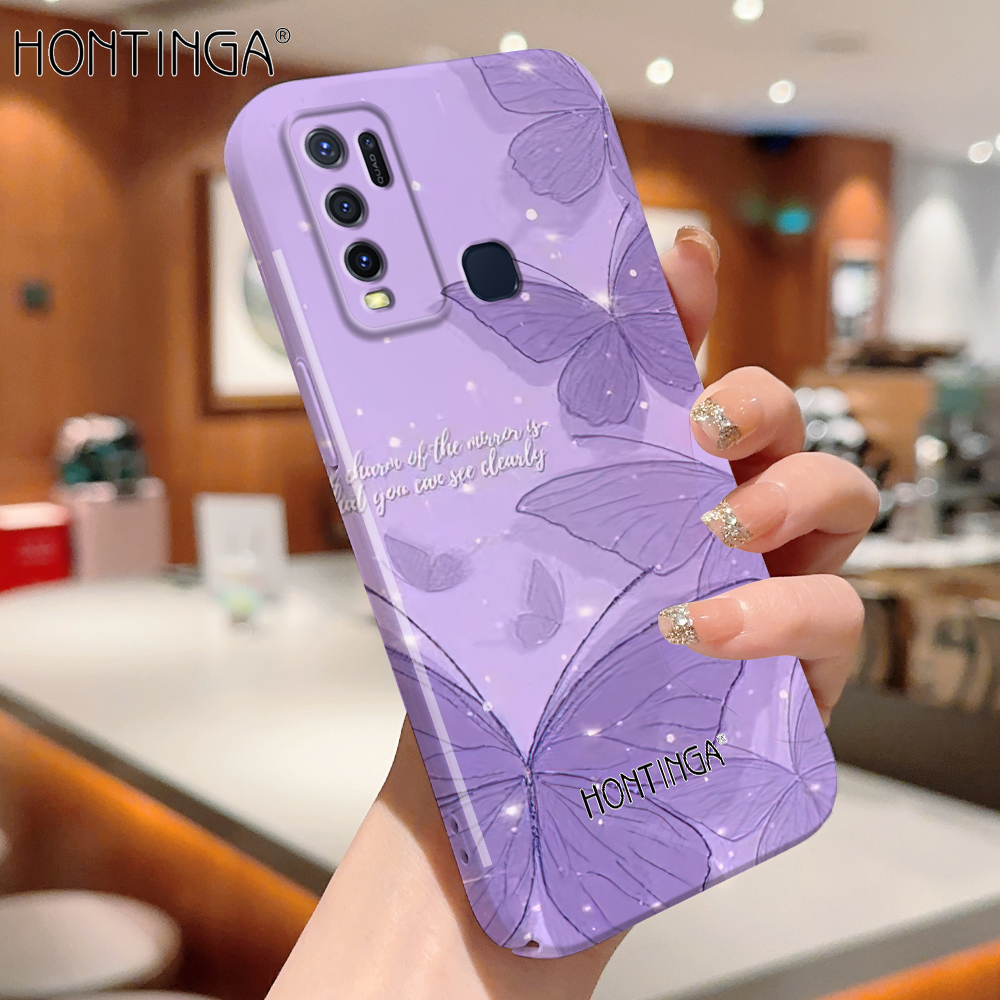 Vivo Y50 Back Cover Case For Vivo Y30 Purple Vivo Y30 Phone Back