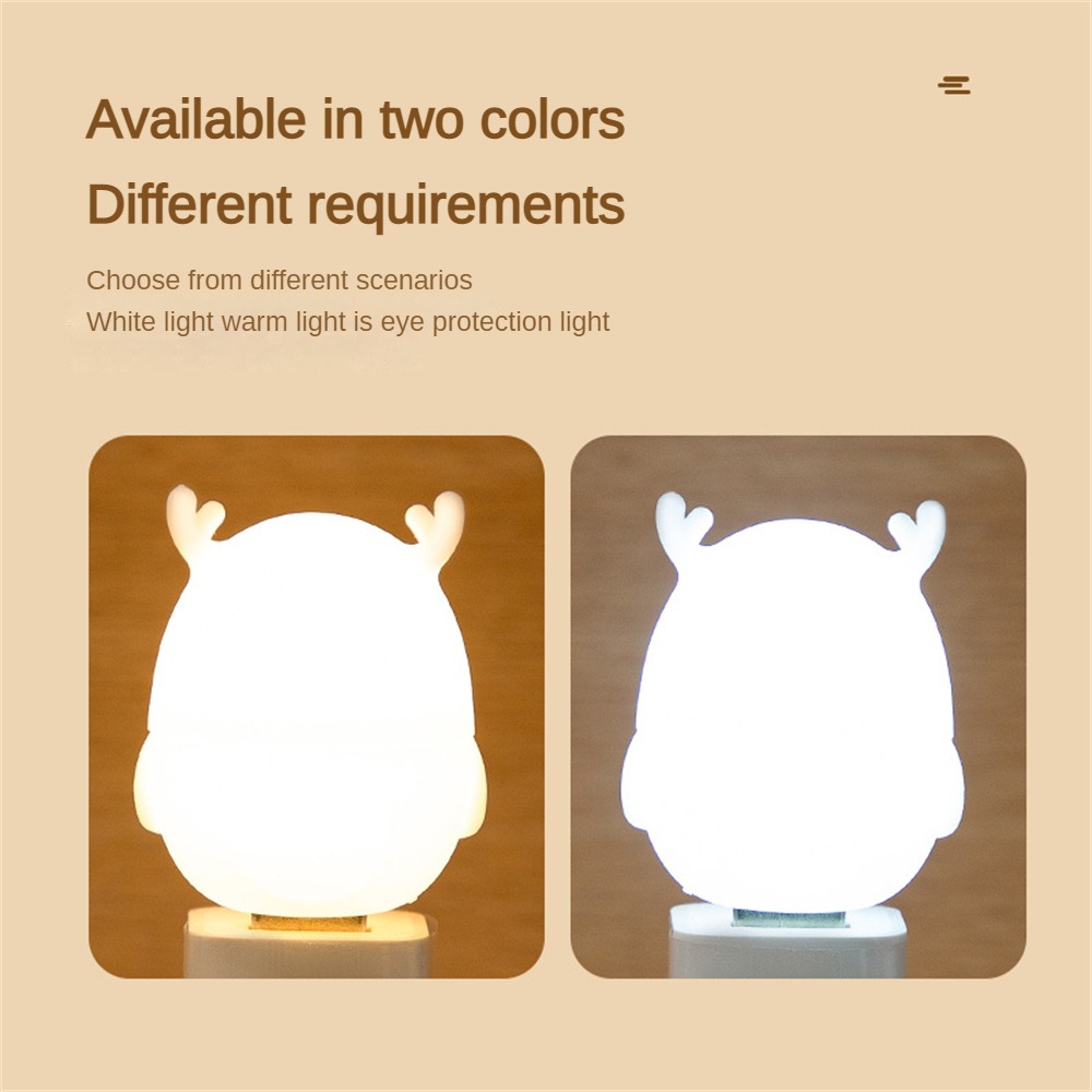 Energy-saving Light USB Energy-saving Night Light Simple And Cute Design Mobile Power Light Eye Protection LED Ambient Light#1 * Night light