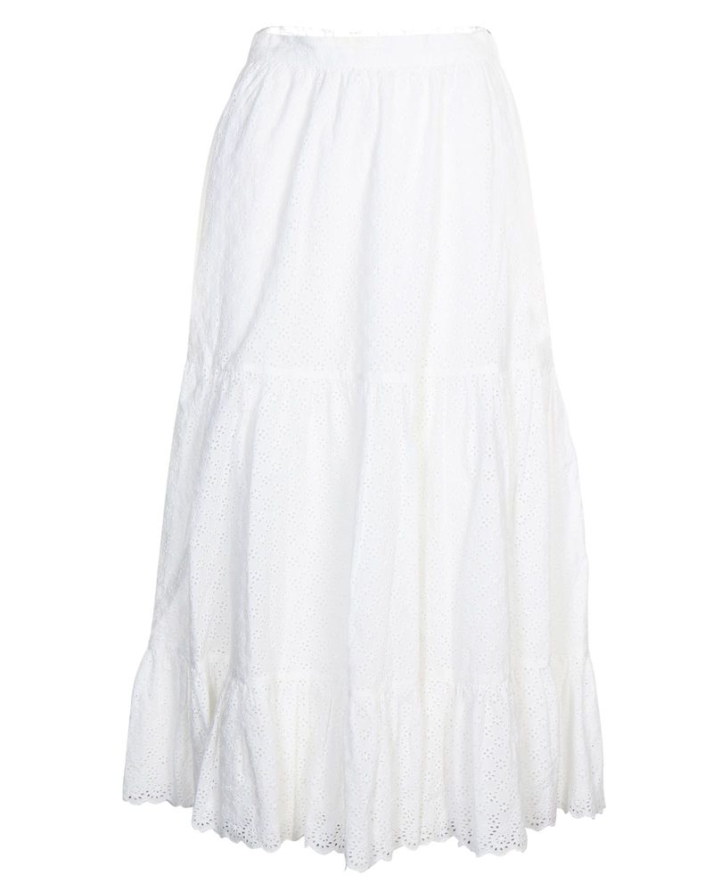 white flowy skirt