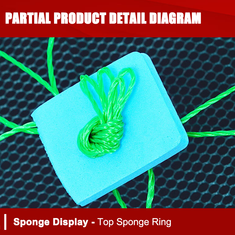 80CM Loose Mouth Folding Drop Fishing Net Shrimp Catcher Tank Casting Network Fish Eels Trap Cage Prawn Bait Crab Netting. 