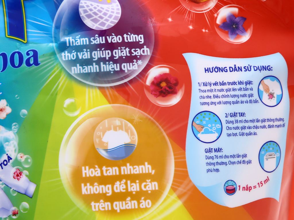 Nước giặt Surf
