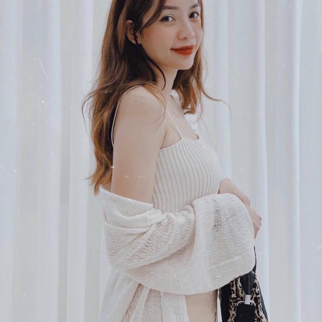 Áo khoác len cardigan mỏng phong cách hàn quốc