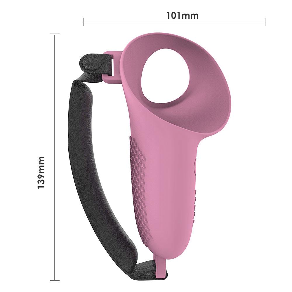 1 Pair TPU Controller Case Cover Non-Slip Controller Grips Cover Shockproof Anti-Fall for Meta Quest 3 VR Accessories