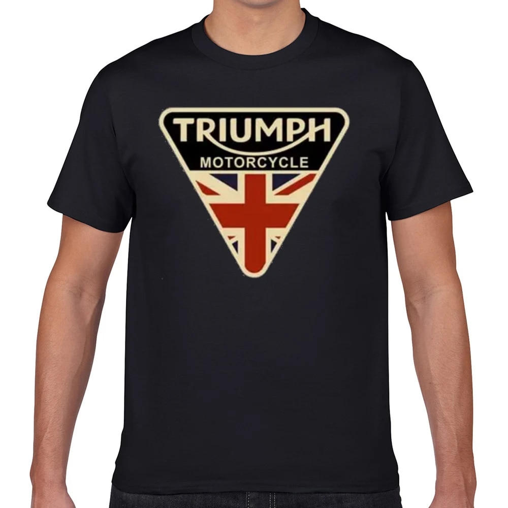 Tops T Shirt Men Triumph Motorcycle Sexy Geek Print Male Tshirt Xxxl