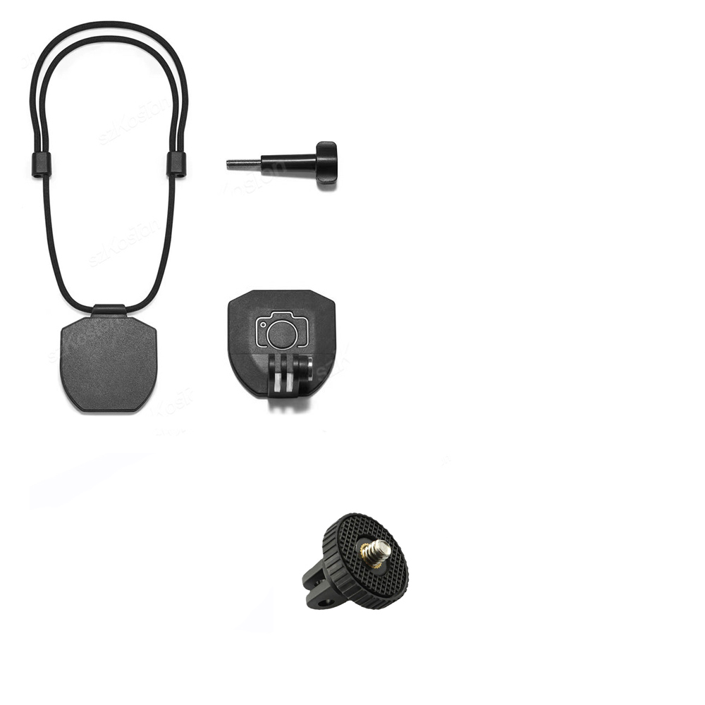 【Fast and Free Delivery】 Magnetic Neck Strap Holder Mount Bracket Adapter With Lanyard for Go Pro 13 12 Insta 360 X4 DJI Osmo Action 5 Pro 4 Camera.