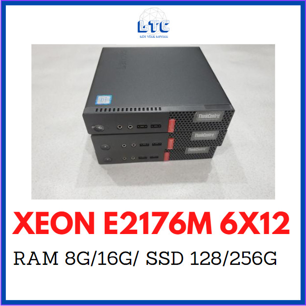 Máy tính mini pc Lenovo M710Q XEON E2176M 6X12 LUỒNG RAM 8G SSD 128G Máy thumbnail