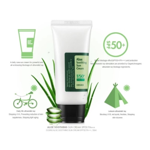 [COSRX] Aloe Soothing Sun Cream SPF50 PA+++ 50ml
