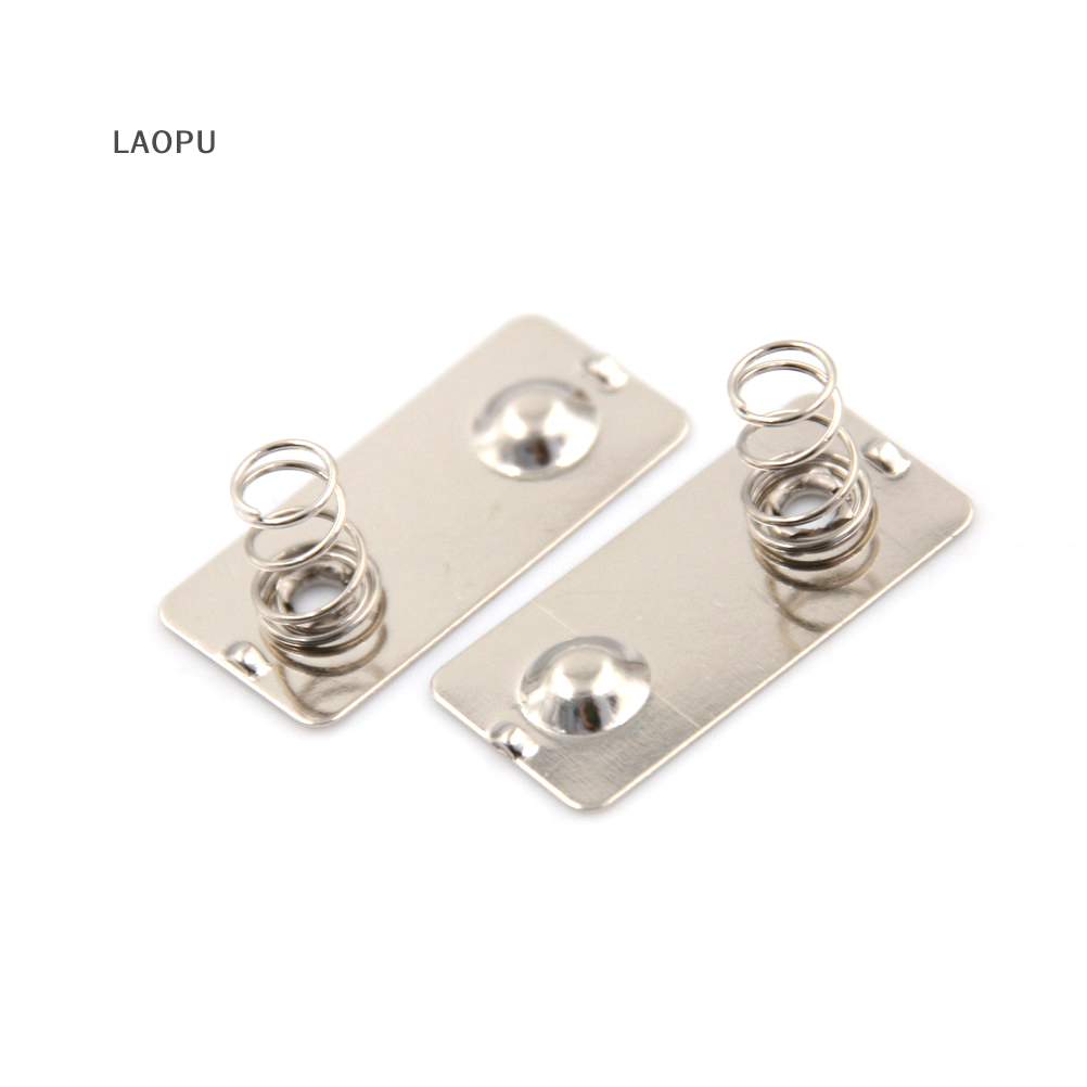 LAOPU 10PCS AA Battery Positive Negative Conversion Spring Contact Plate