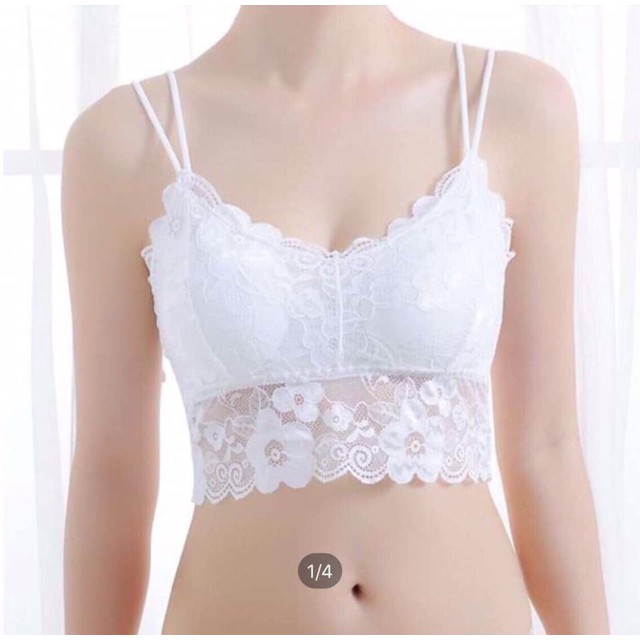 Aó bra KATUN DÂY KÉP ren quyến rũ
