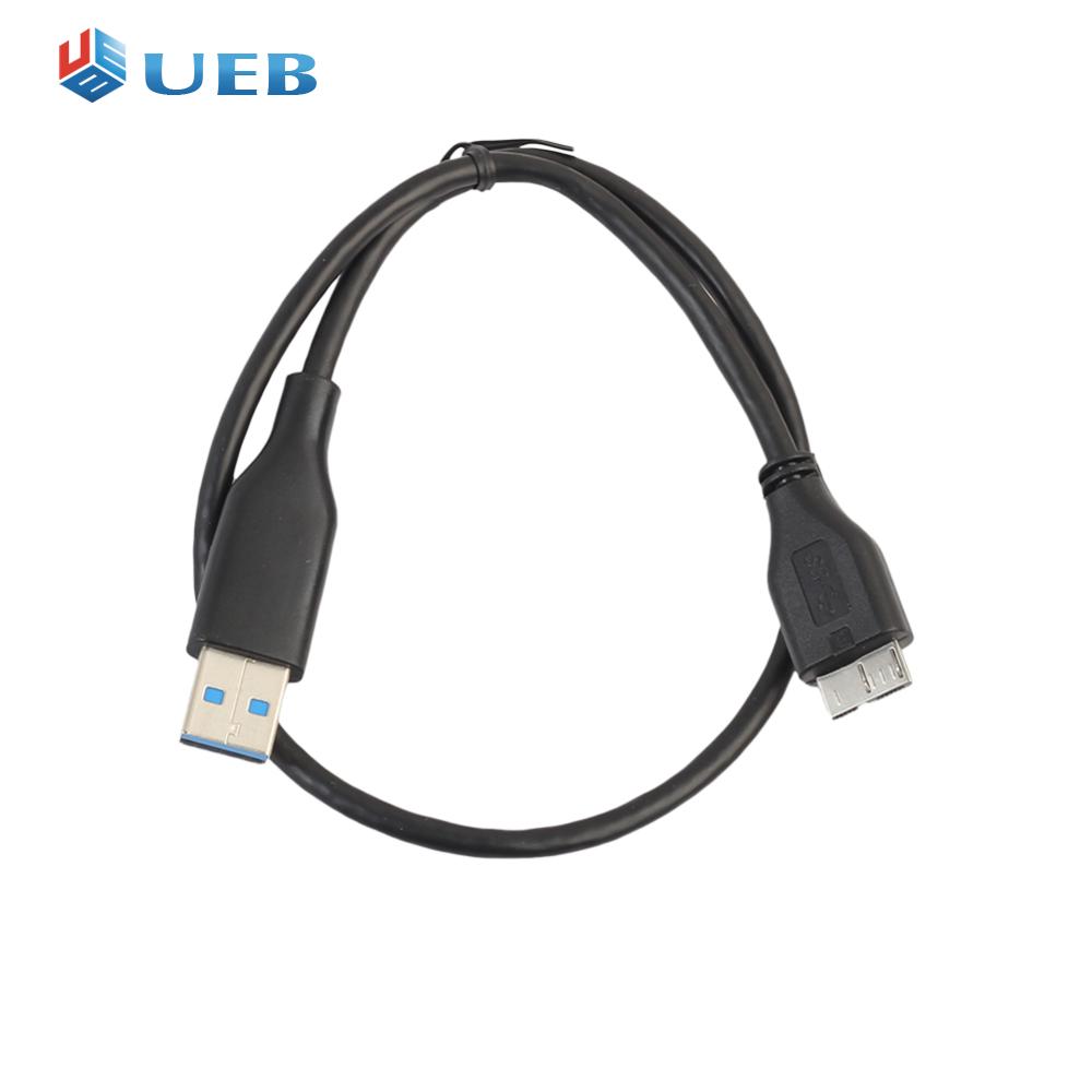 47cm 1.5ft usb 3.0 male-a to usb3.0 micro-b data cable black