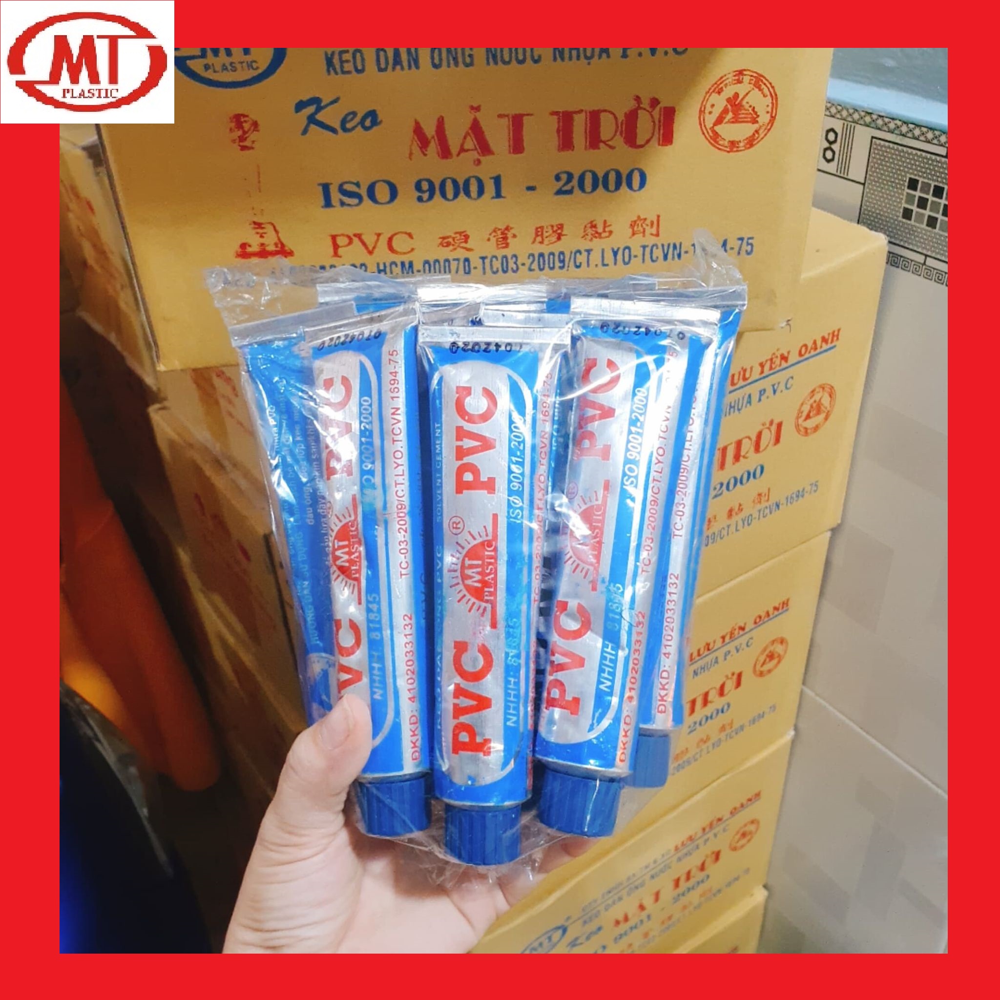 KEO DÁN ỐNG NƯỚC 100G/TUÝP HIỆU MẶT TRỜI