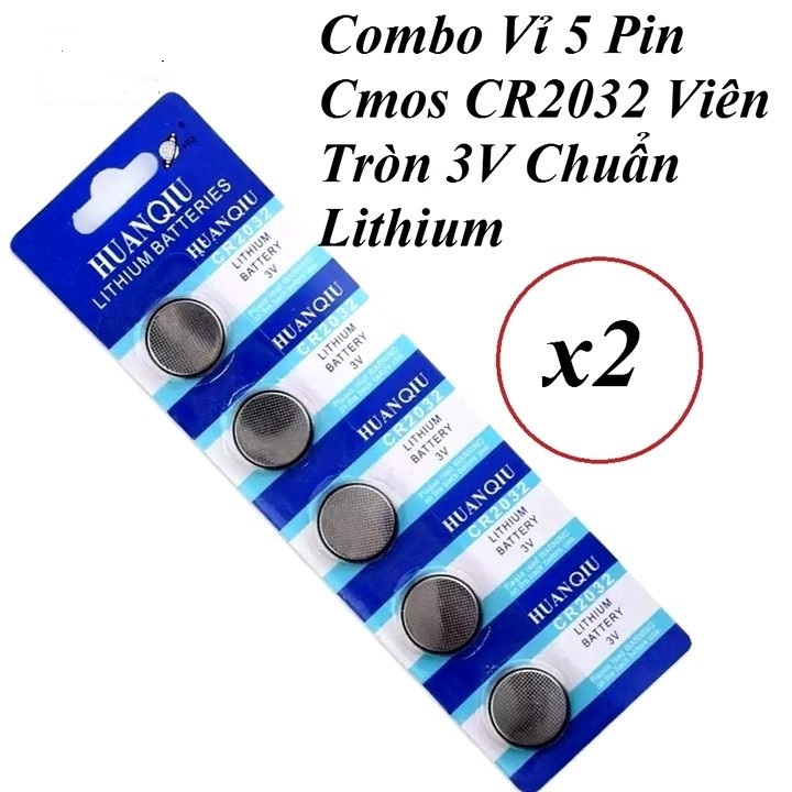 Pin Cmos CR2032 Lithium 3V cho pc, laptop, remote smartkey