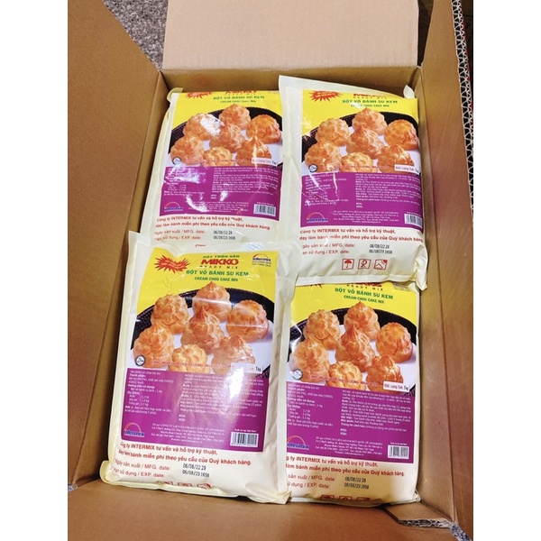 Bột trộm sẵn Vỏ Bánh Su Mikko 1kg ( Nguyên Liệu Làm Bánh )