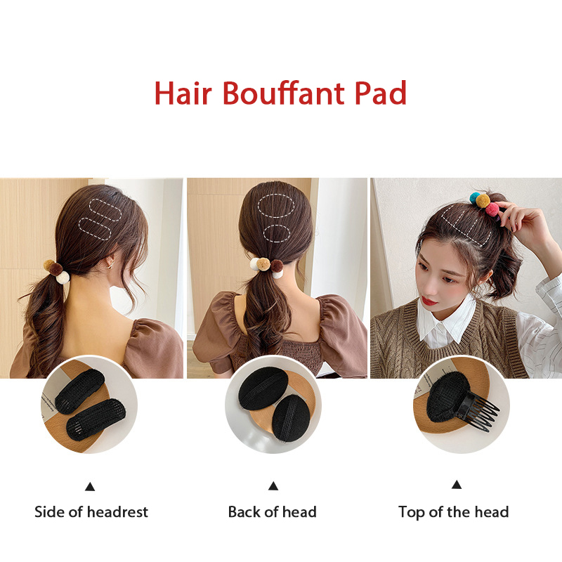 Ladies%20Fluffy%20Hair%20Clips%20Set%20Fluffy%20Hair%20Pads%20Root%20Pads%20Hair%20Care%20Styling%20Tools%20XINYAN%20-%20Image%202