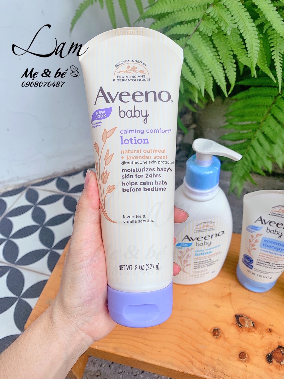 Kem dưỡng da cho bé Aveeno Baby Daily Moisture Lotion