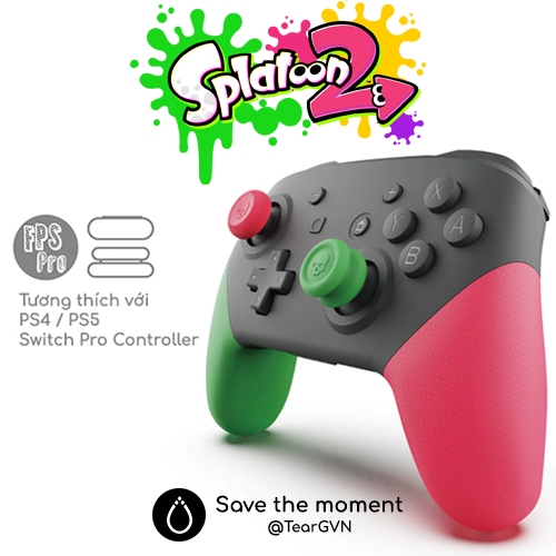 Bộ nút bọc Analog Skull & Co cho tay cầm Switch Pro Controller / PS5 / PS4 - Vỉ 3 cặp
