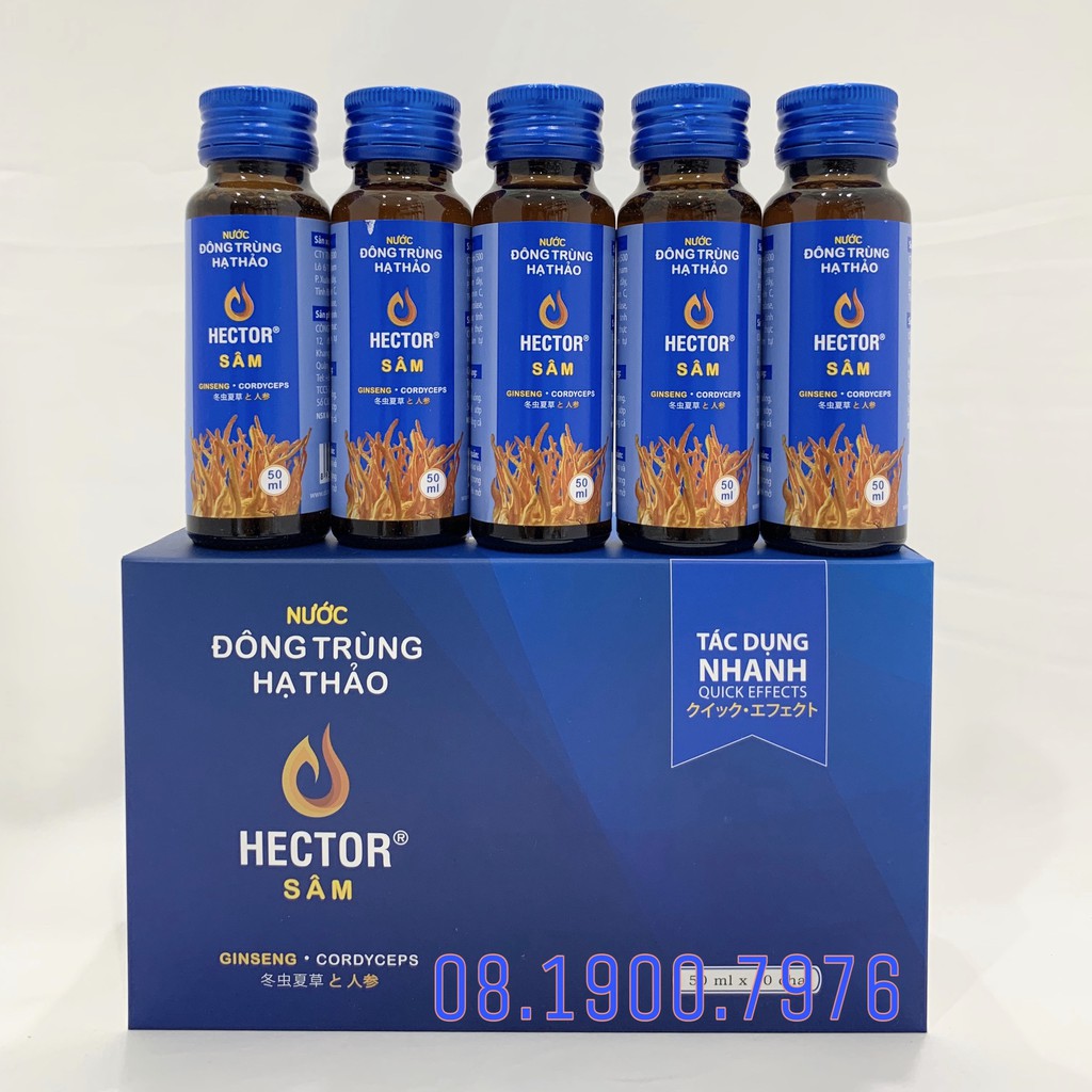 Nước Đông Trùng Hạ Thảo Hector Collagen và Hector Sâm