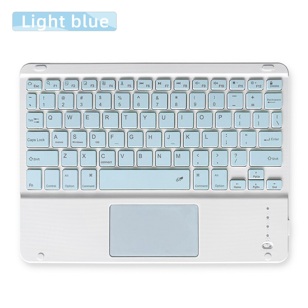 Touchpad Wireless Keyboard And Mouse Combo For Ipad Ultra Thin Protable Mini Bluetooth Keyboard Laptop, PC