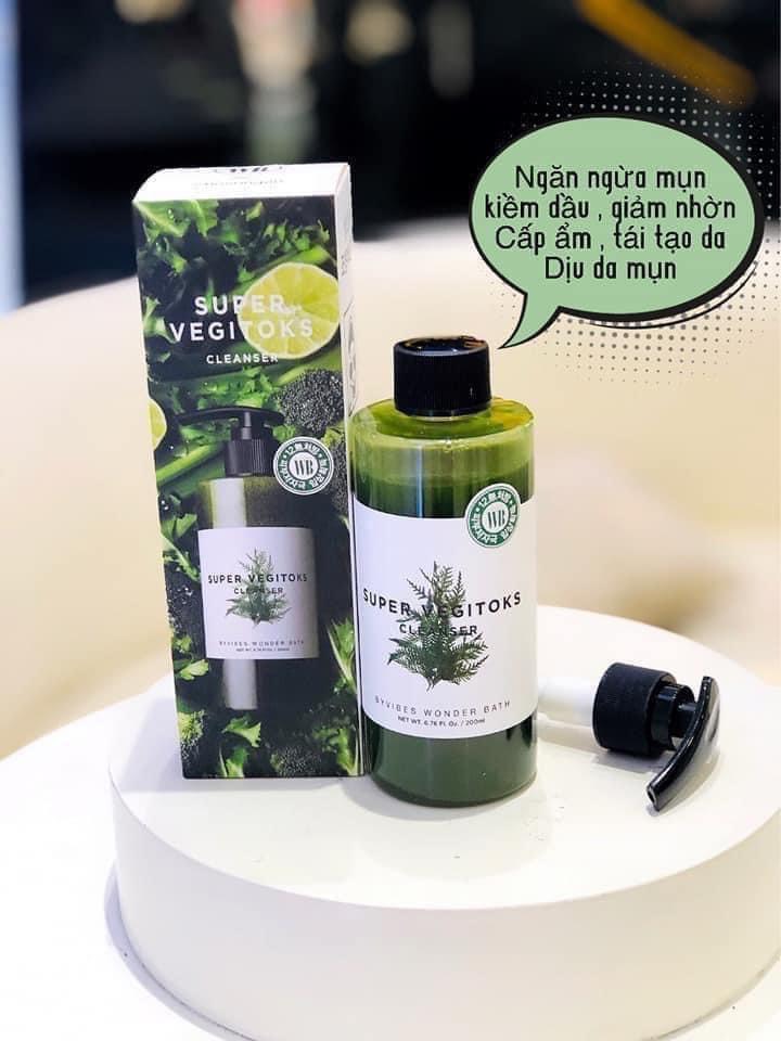 Sữa Rửa Mặt Rau Củ Super Vegitoks Cleanser