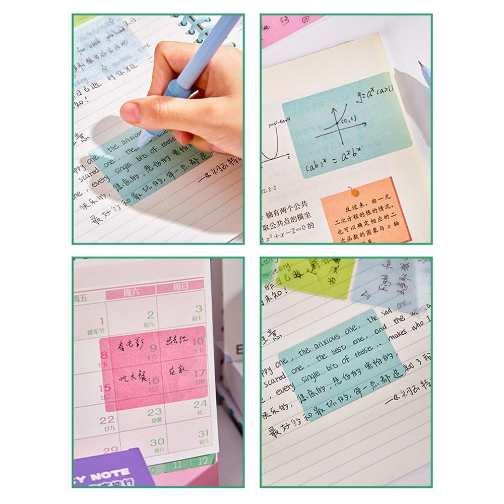 Funny Cartoon Memo Pad Paper Dopamine Self-Adhesive Planner Schedule ...