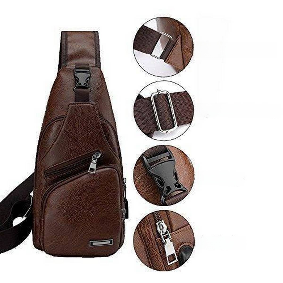 Fashionable Crossbody Bag Handbag for Women Casual Shoulder Bag with Zipper