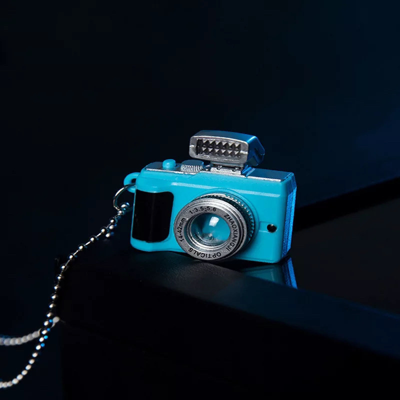 LNJ máy ảnh Mặt dây chuyền Hàn Quốc phong cách hip hop dây chuyền chạm xương quai xanh khung ảnh Mặt dây chuyền