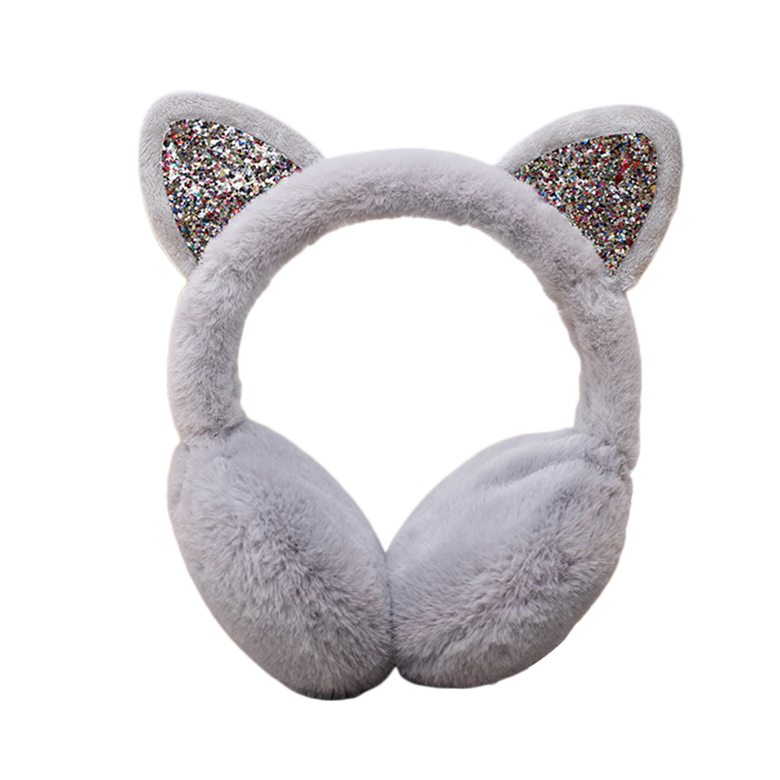 Ear Muff Sequined Ears Winter Thicken Windproof Ear Warmer for Outdoor