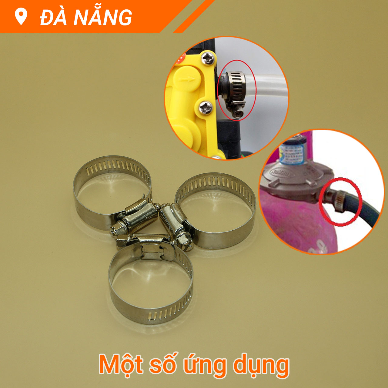 Đai xiết inox, cổ dê các cỡ