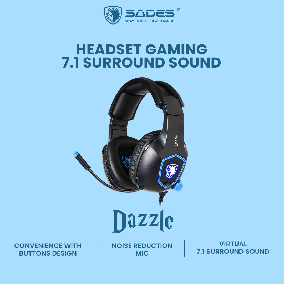 Sades Dazzle 7.1 Gaming Headset Lazada Indonesia