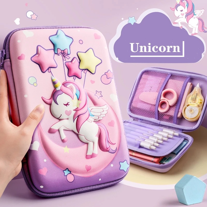 Fashion%20%E3%80%90Essential%20Good%20Item%E3%80%91Unicorn%20Pencil%20Case%203d%20Eva%20Embossing%20Pens%20Box%20Stationery%20Ruler%20Pouch%20For%20School%20Girl%20Erasers%20Holder%20Bag%20Cute%20Organizer%20Pink%20-%20Image%202