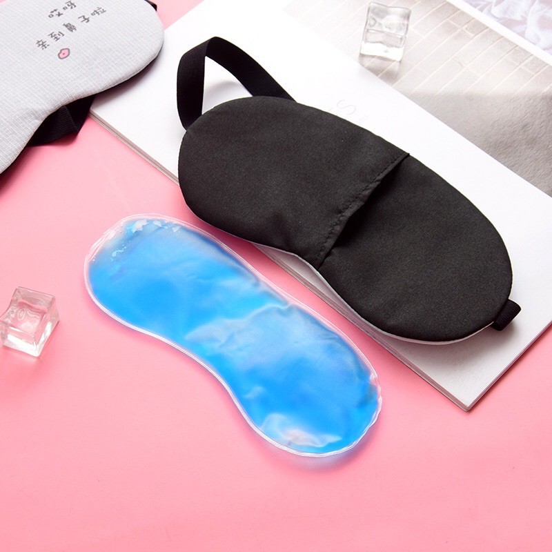 Bịt Mắt Che Mắt Ngủ Có Túi Gel Massage