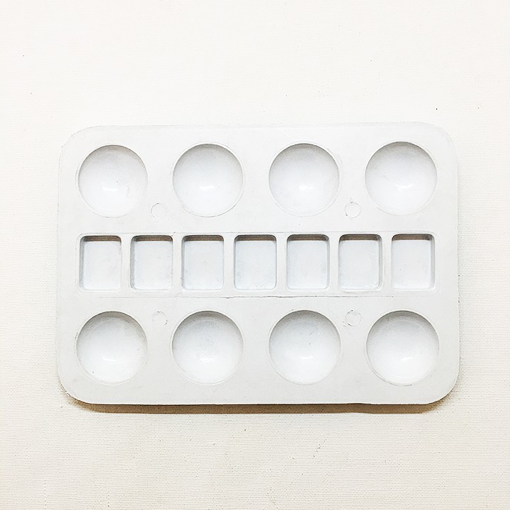 Khay pha màu nhựa 15 lỗ