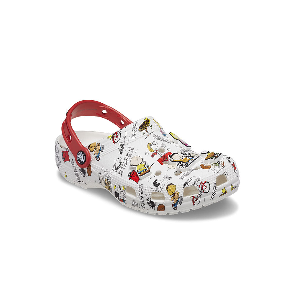 Giày Clog Unisex Crocs Peanuts Classic - White