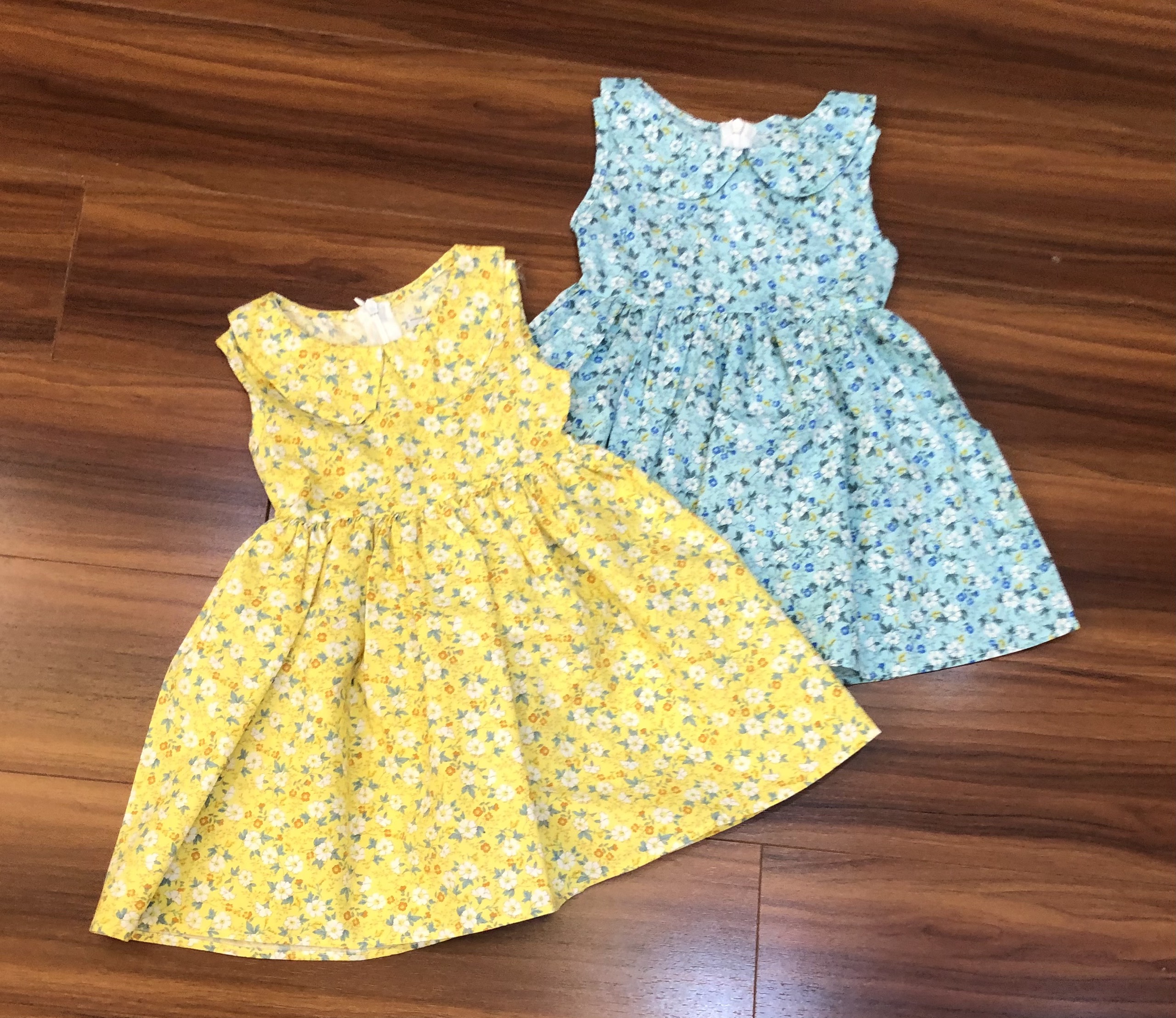 Váy Kate vải thô xuất dư bé gái