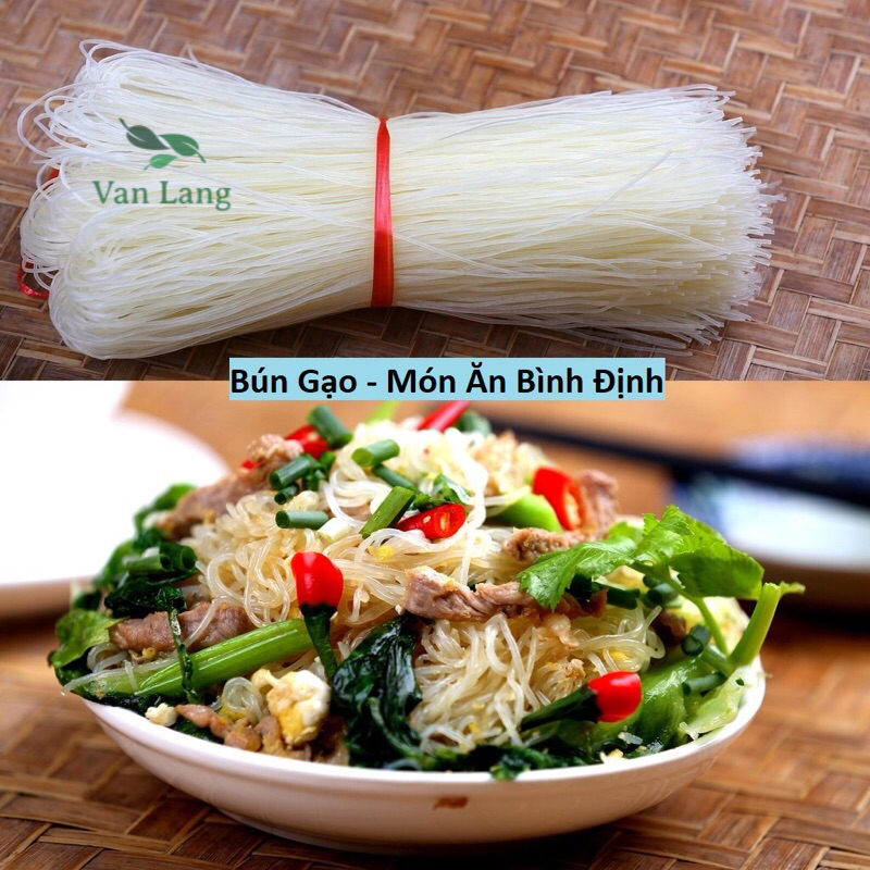 Mỳ gạo, Bún gạo khô sợi nhỏ loại ngon bó 1 kg - sỉ rẻ hơn